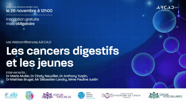 26.11.25 : Webconférence « les cancers digestifs et les jeunes »