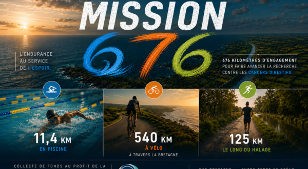 Mission 676 : 676 kilomètres pour faire avancer la recherche contre le cancer de l&rsquo;œsophage
