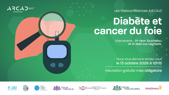 13.10.2026 : Webconférence « Diabète et cancer du foie »